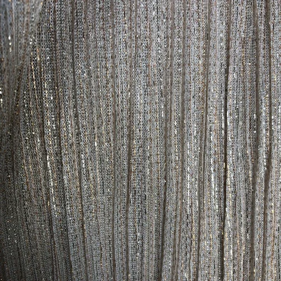 SPIRIT OF GRACE Elegant Gold Cream Women Dress.Shimmer N.W.T. Size XS. Waist Tie - Picture 6 of 13